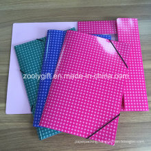 Color A4 Documents File Folder Cardboard Paper File Elastic Closure